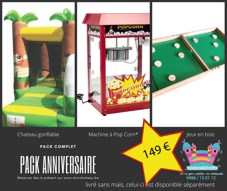 Pack anniversaire enfant