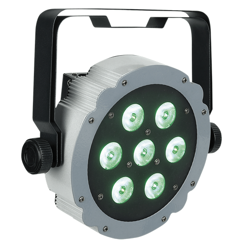 projecteur led compact par 7 tri showtec