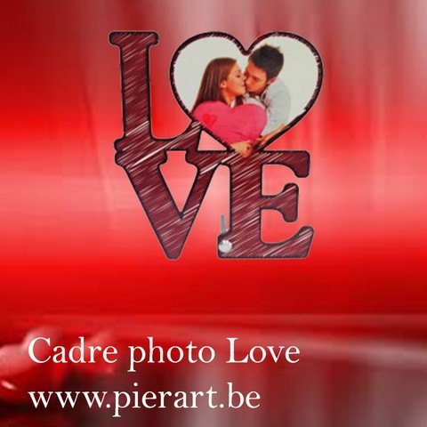 Cadre photo Love