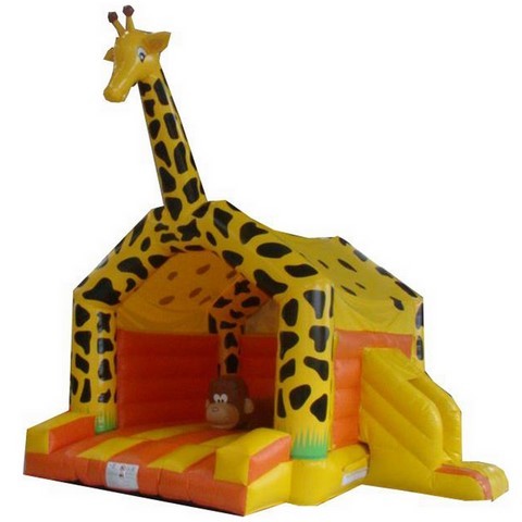 chateau gonflable girafe