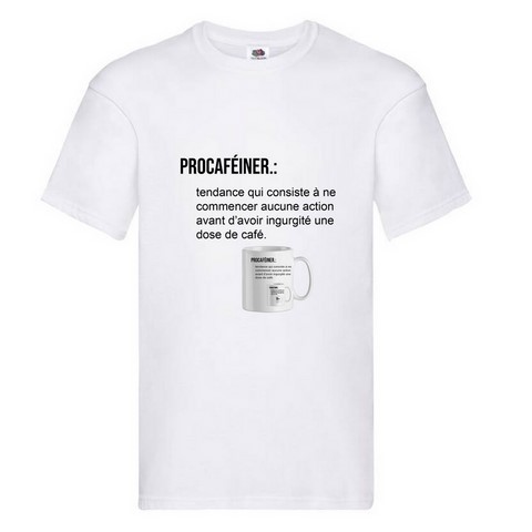 t shirt procaféiner