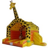 chateau gonflable girafe