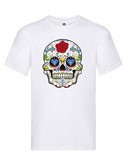 T-shirt sugar skull