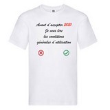 T-shirt Année 2021